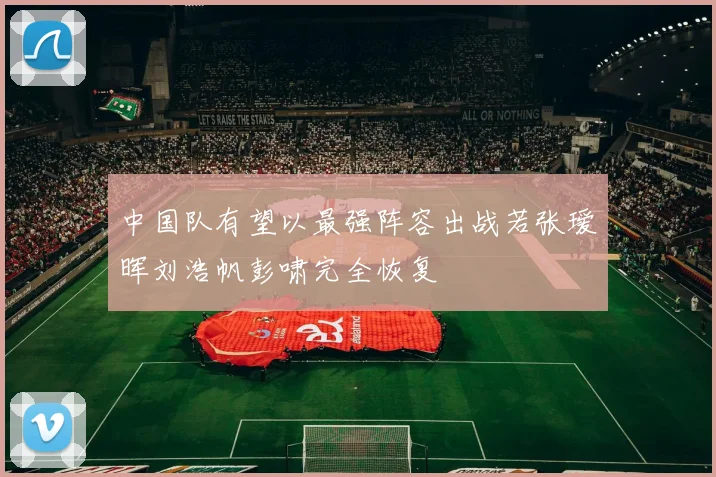 中国队有望以最强阵容出战若张瑷晖刘浩帆彭啸完全恢复